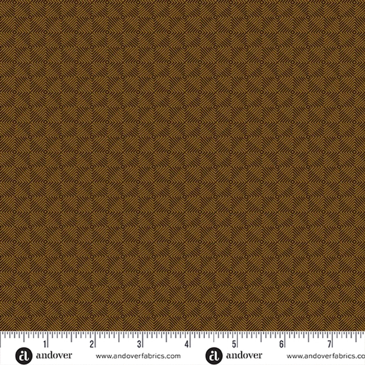 Square Dance Chestnut Fabric Yardage