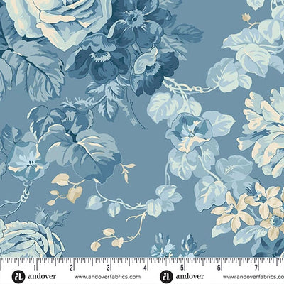 Special Delivery Twill Rose Bouquet Fabric Yardage