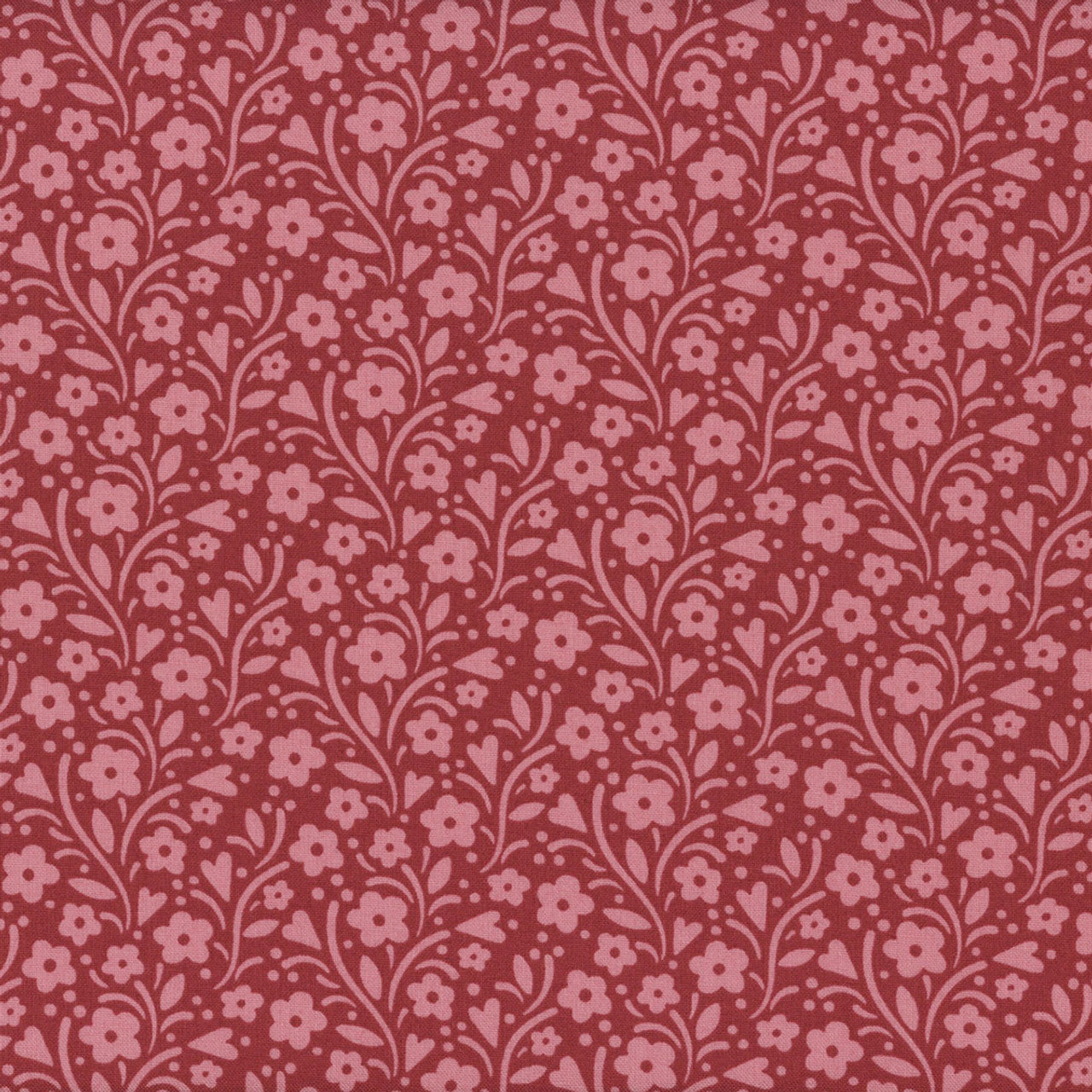 Cozy House Garnet Marie's Garden Fabric Yardage