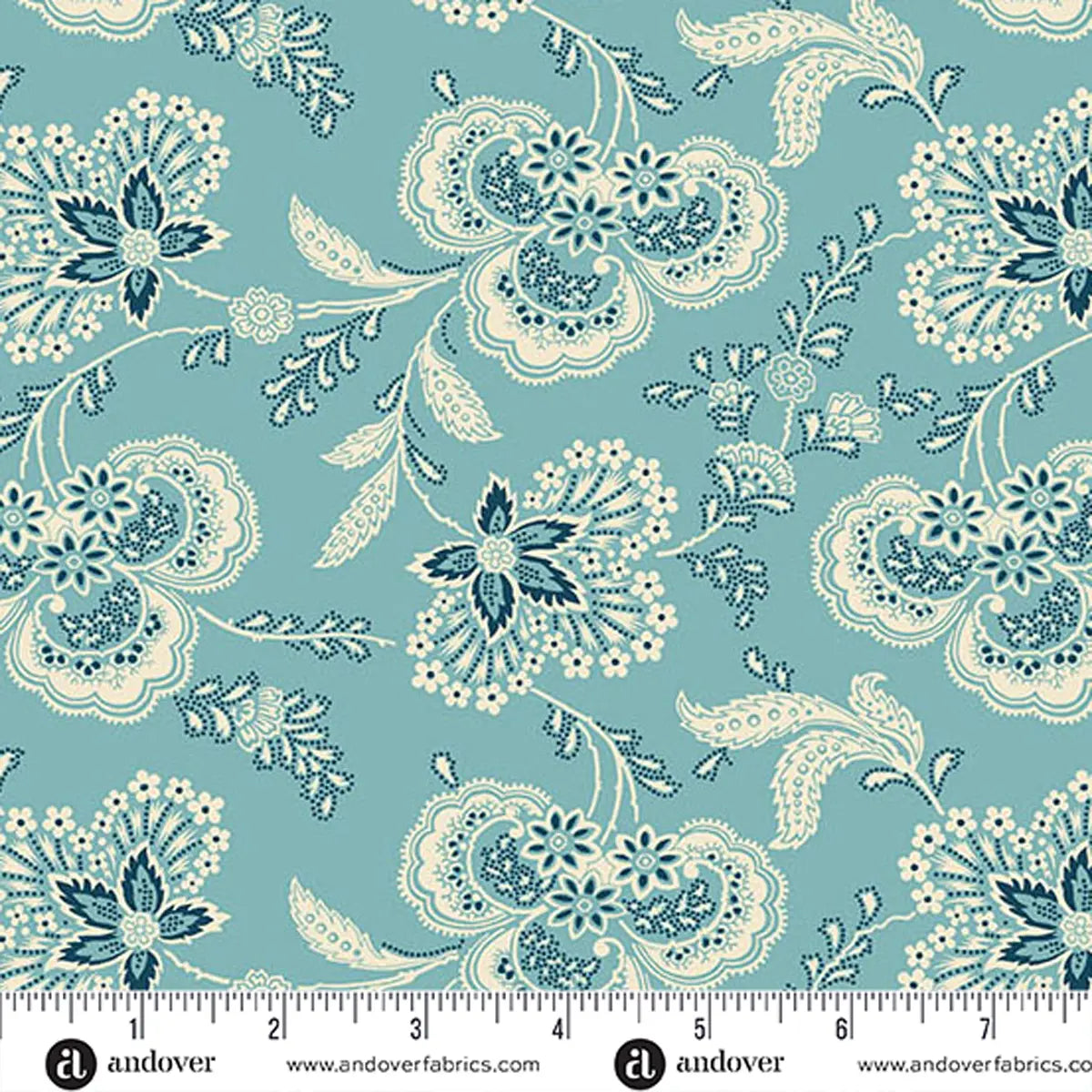 Lighthouse Splash Allium Fabric Yardage
