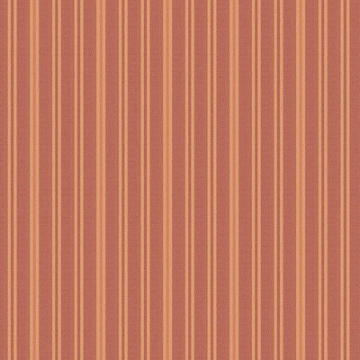 Quiltessential Double Stripe Terracotta Fabric Yardage