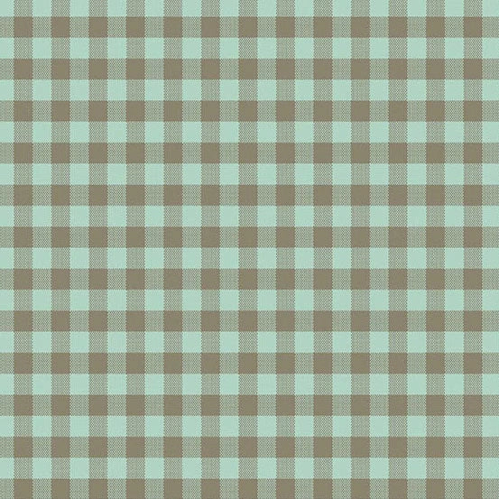 Quiltessential Gingham Sky Fabric Yardage