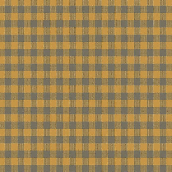 Quiltessential Gingham Turmeric Fabric Yardage