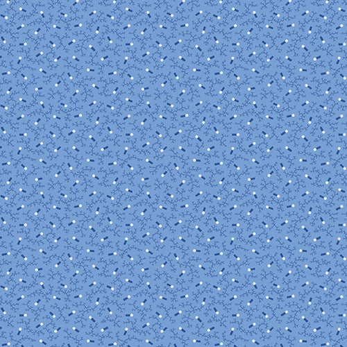 Double Pinks Double Blues Blue Flashlight Fabric Yardage