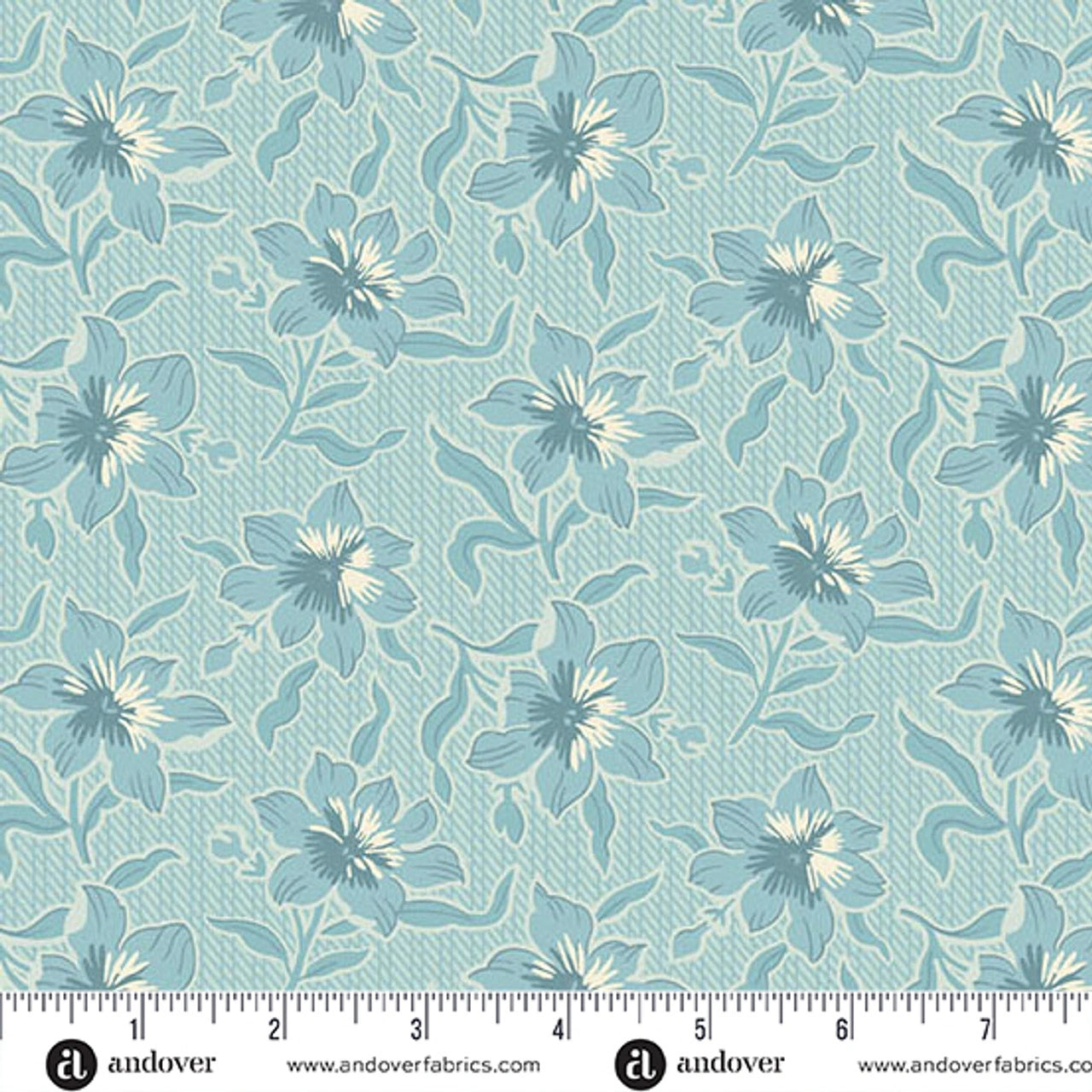 Sewing Bird Glacier Lily Fabric Yardage