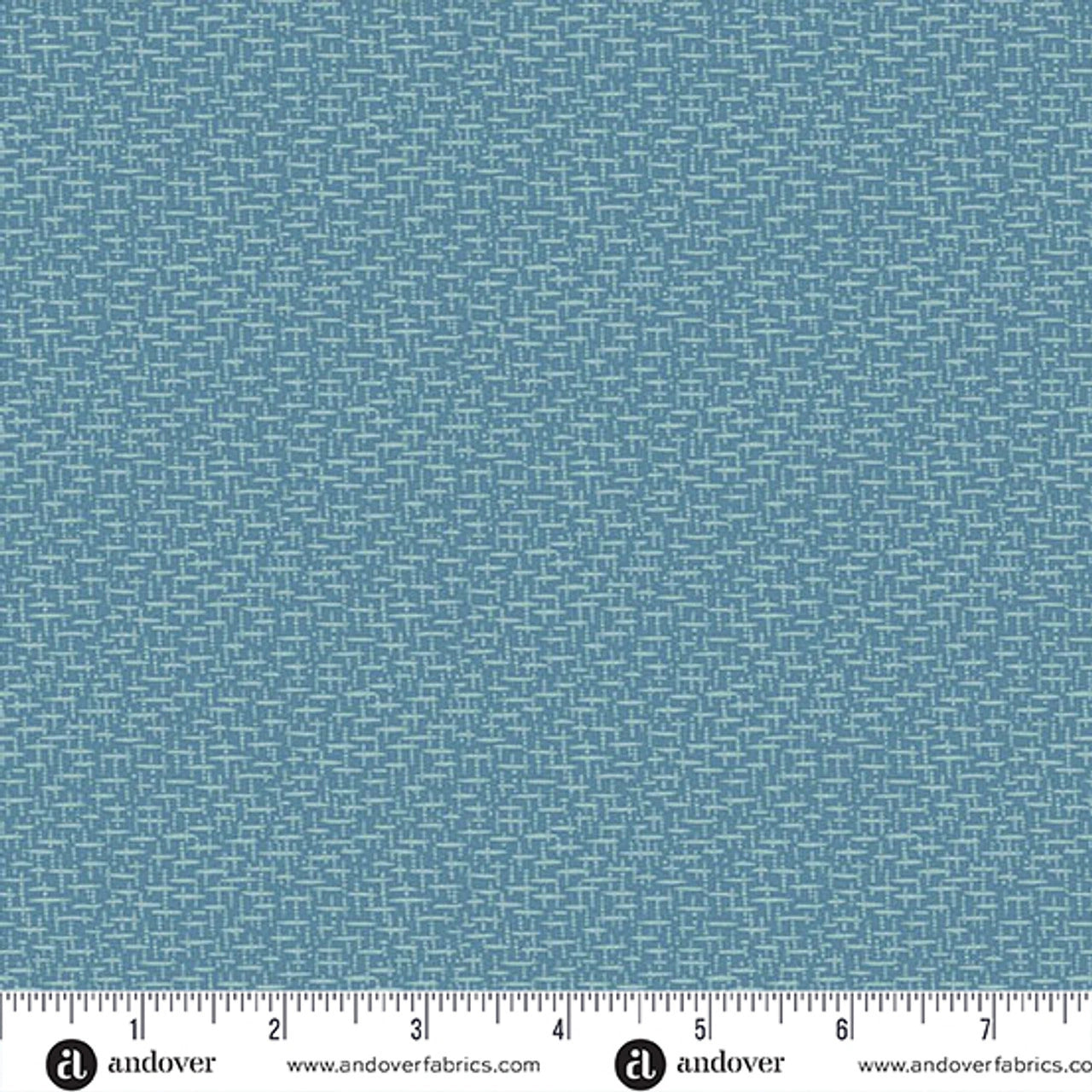 Sewing Bird Blueberry Tweed Fabric Yardage