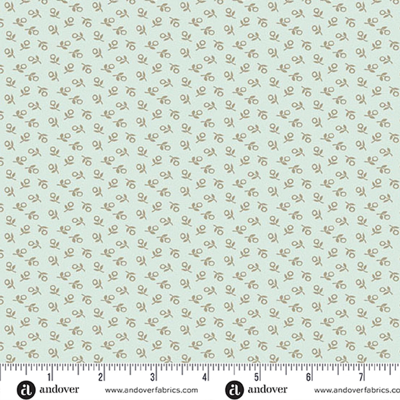 Sewing Bird Mist Love Knot Fabric Yardage