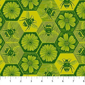 Indelible Ink Citrus Busy Fabric Yardage - quilt fabric for sewing and quilting projects