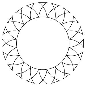 Arched Path Wreath Digital File