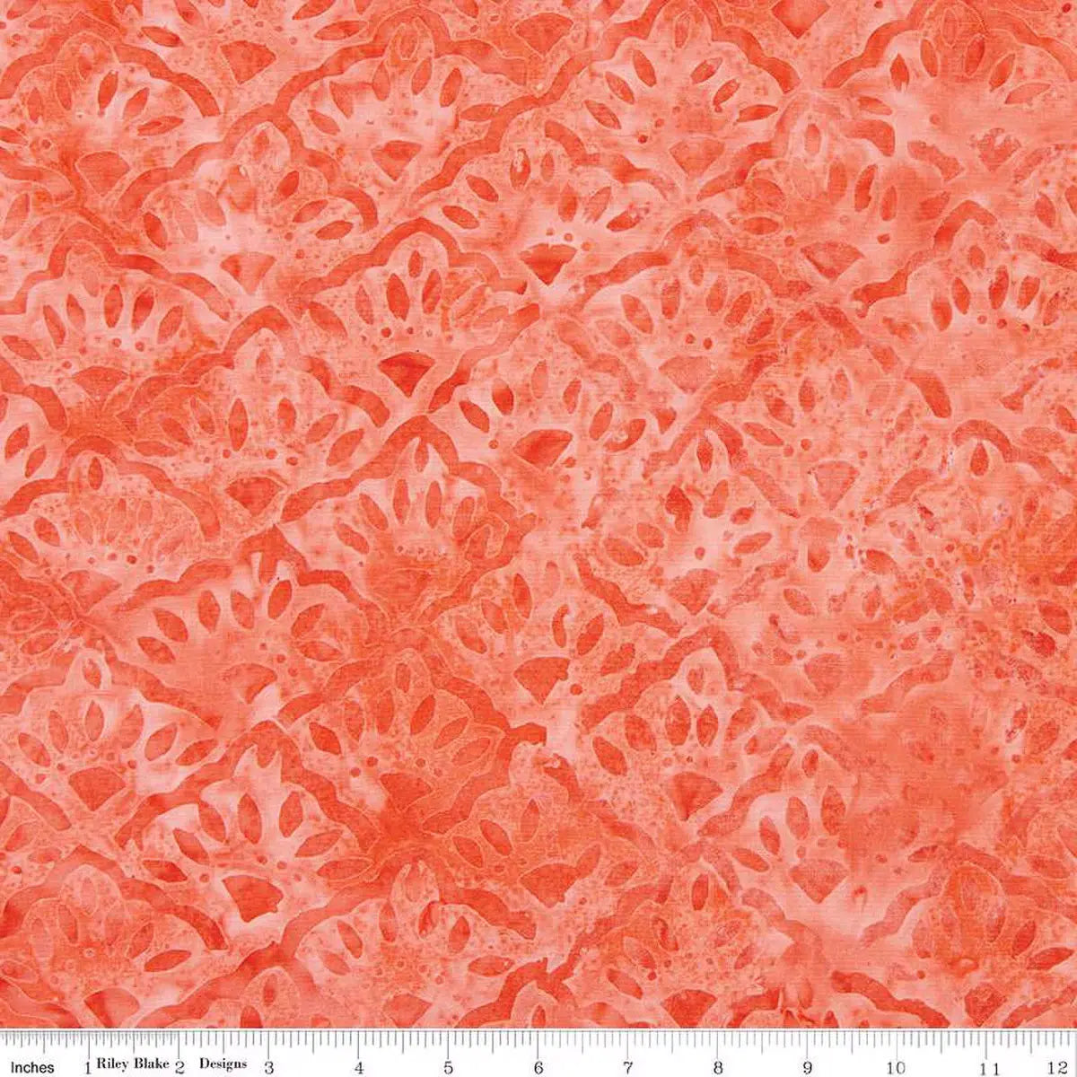 Batiks Tjaps Sorbet and Sundaes Creamsicle Fabric Yardage