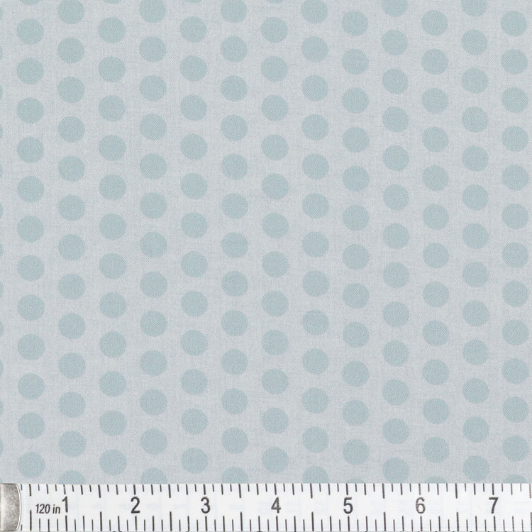 Linen Dot Blue 108" Wide Quilt Backing Fabric