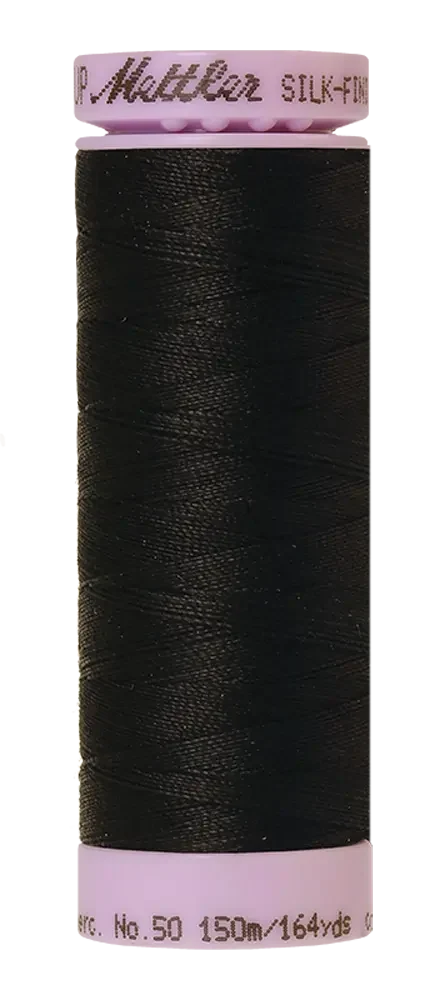 Mettler Cotton Silk Finish 50wt Black