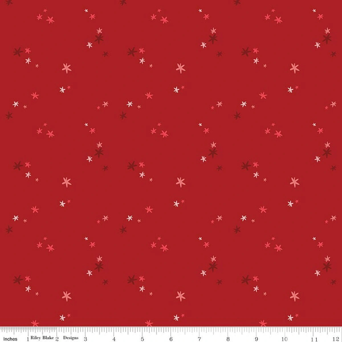 Nutcracker Tradition Berry Christmas Magic Fabric Yardage - quilt fabric for sewing and quilting projects