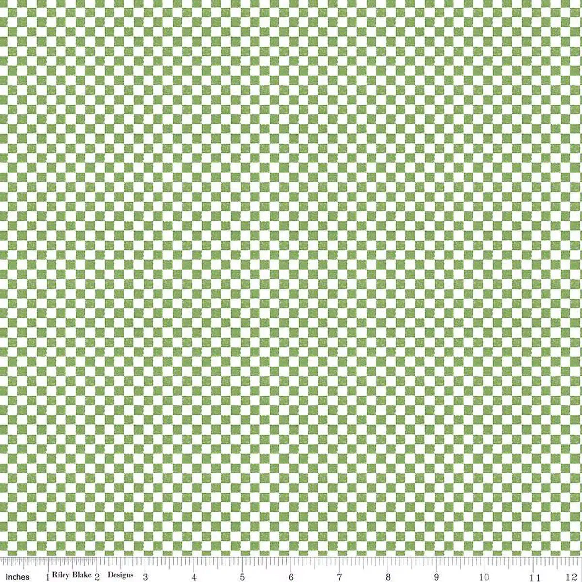 Check Please Green Fabric Yardage