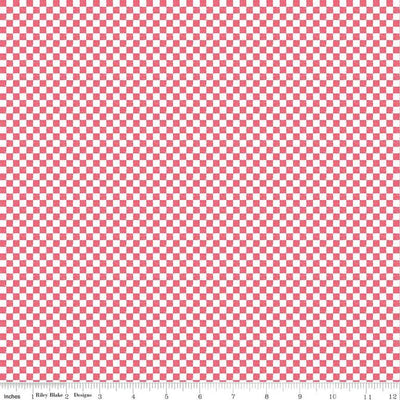 Check Please Tea Rose Yardage