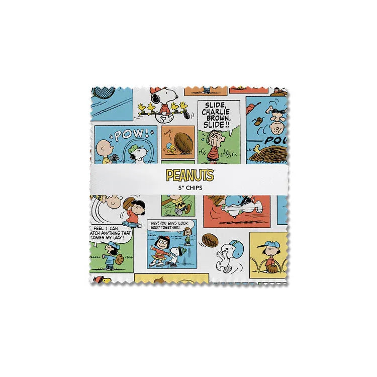 Peanuts 5" Chips - quilting supply from Quilted Joy