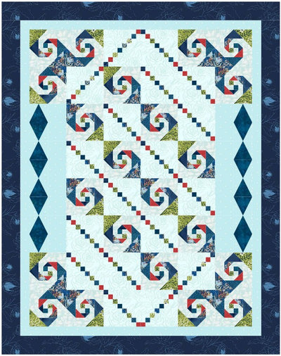 Mystery Five-0 Mega Mystery Surfs Up Coral Reef Fabric Bundle