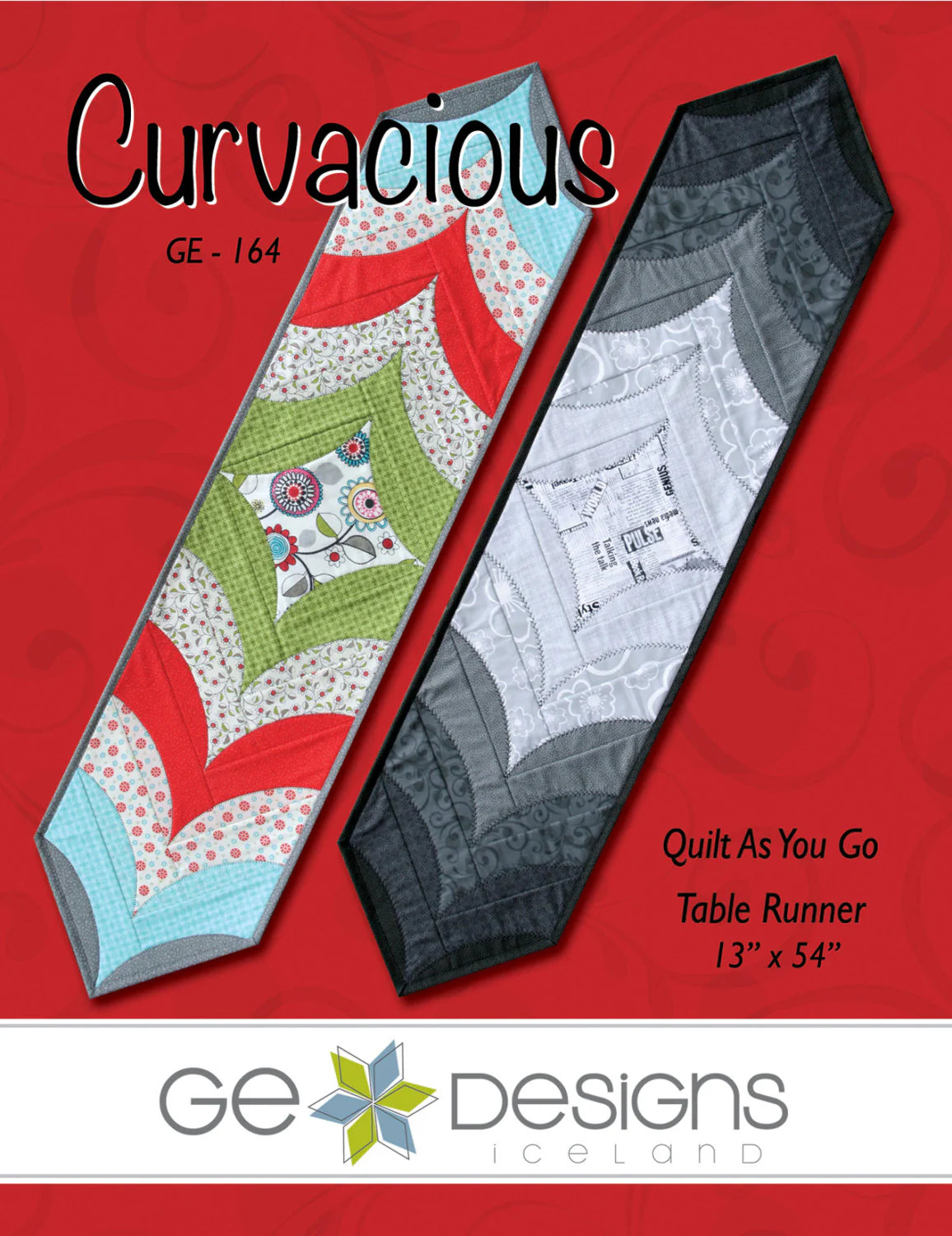 Curvacious - Quilt As You Go Table Runner