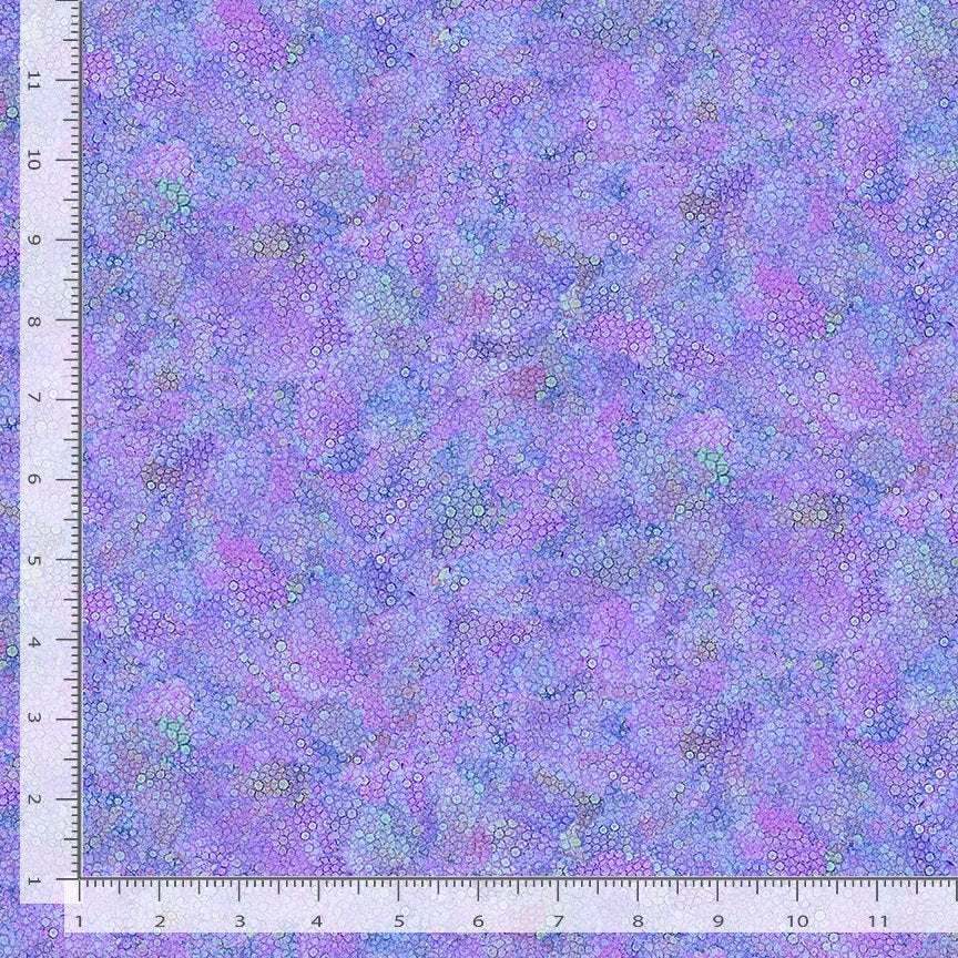 Dragonfly Mist Lavender Bubble Texture Fabric Yardage