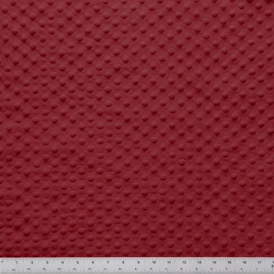 Minky Dots Burgundy 60" Wide Quilt Backing Fabric