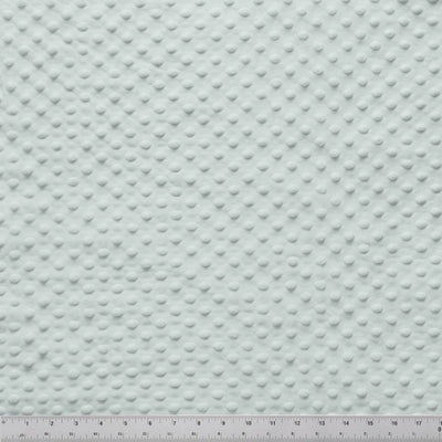 Minky Dots Silver 60" Wide Quilt Backing Fabric