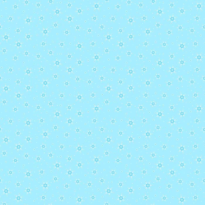Feelin' Frosty Light Blue Snowflakes Flannel Fabric Yardage