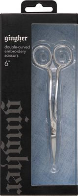 Gingher 6in Double Curved Embroidery Scissors