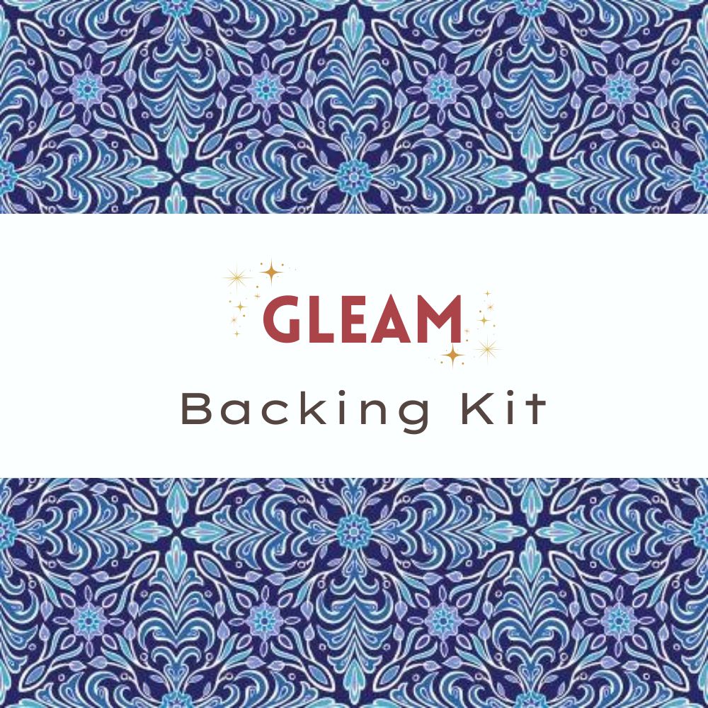 Gleam Backing Kit Medallion Indigo