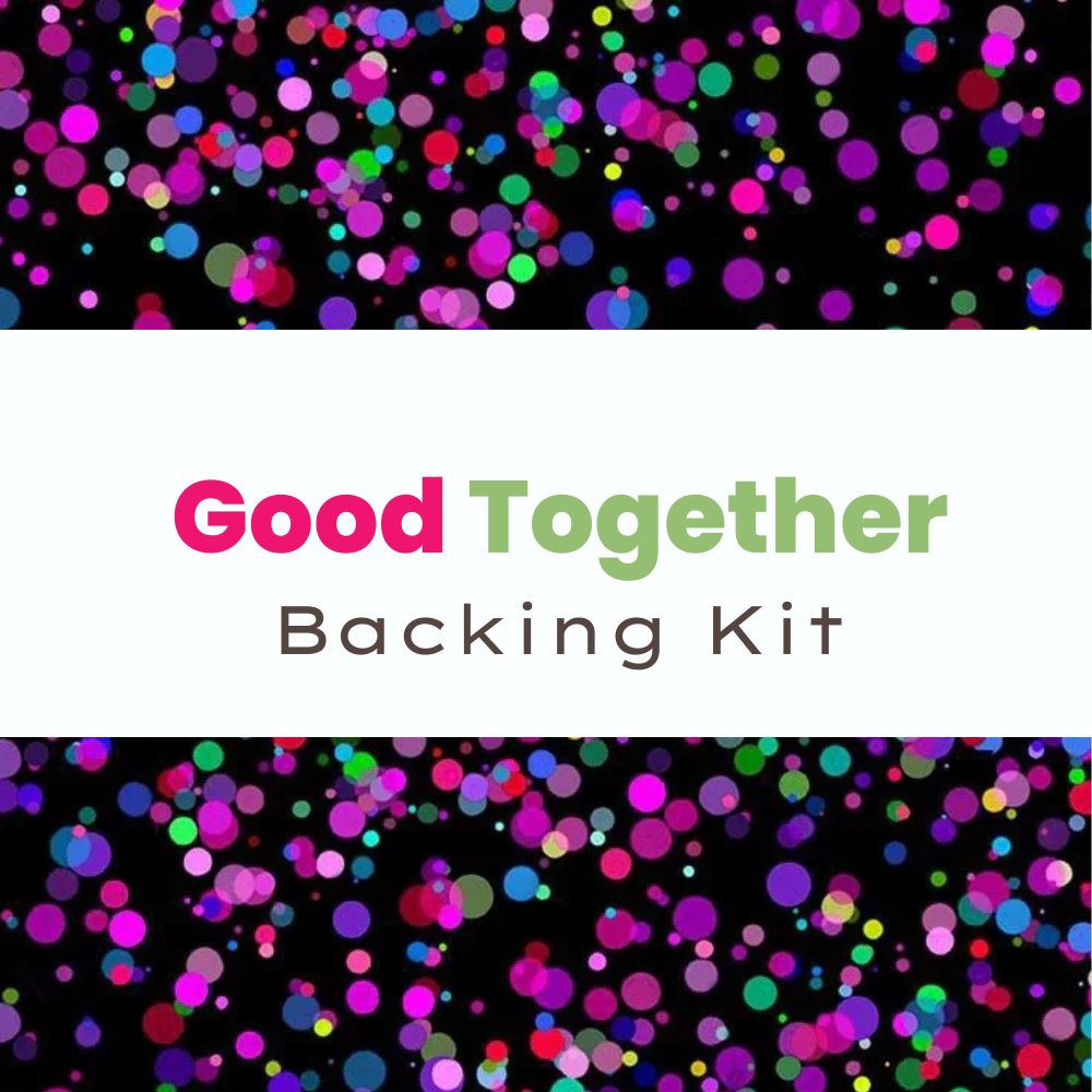 Good Together Backing Kit Electric Spots on Black