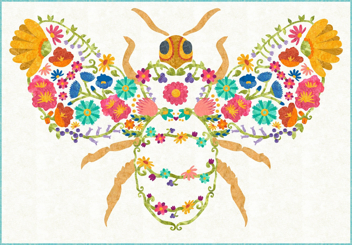 Hello Honey Laser Kit 52" X 36" - image 2 - quilting supply from Quilted Joy
