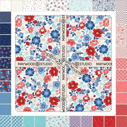 Star Spangled Beauty 10" Squares