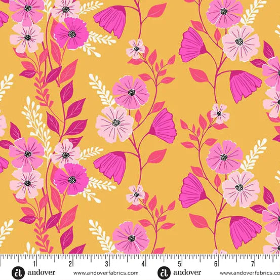 Memories Unfold Saffron Martha's Vineyard Fabric Yardage