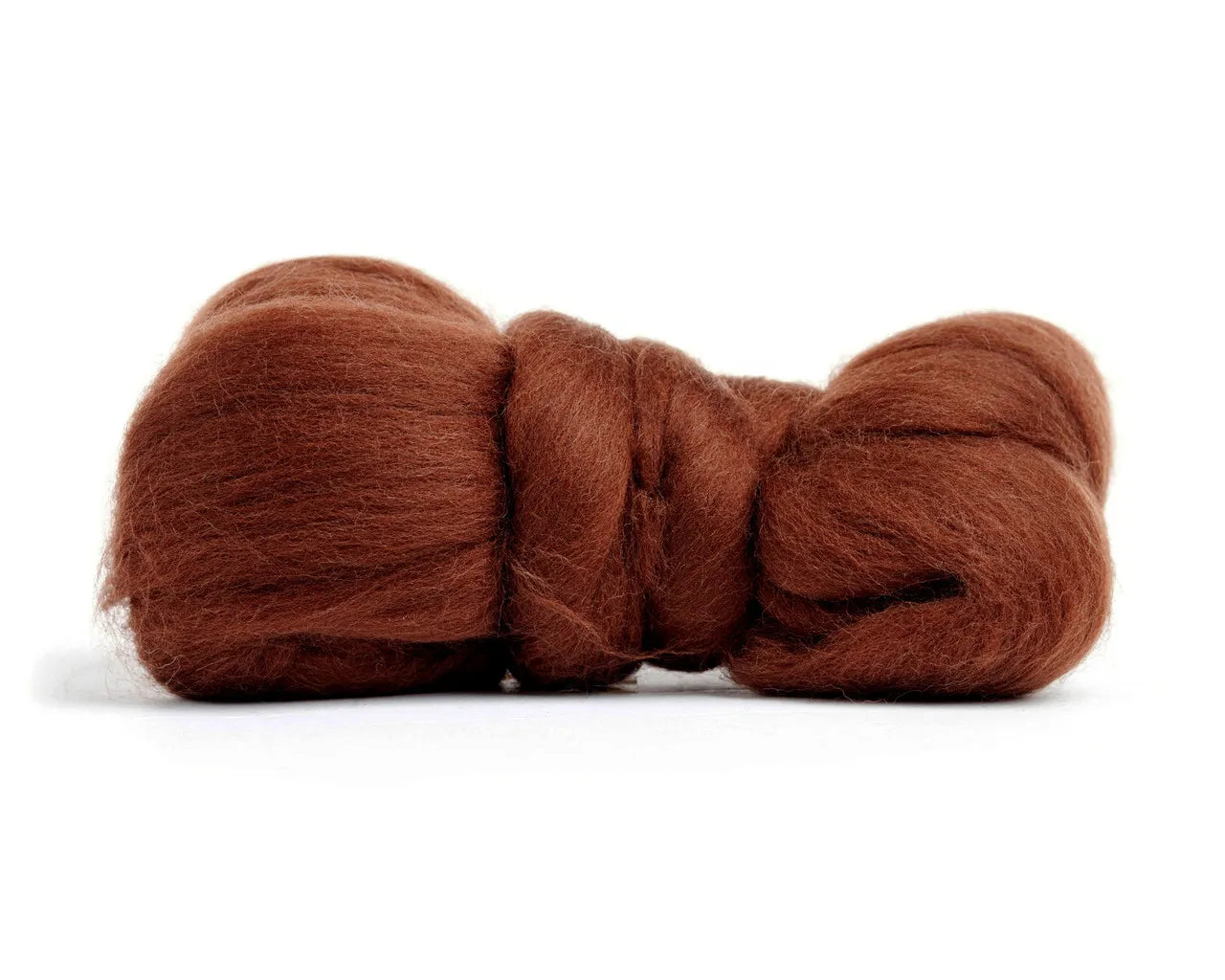 Merino Wool Top Roving Brown