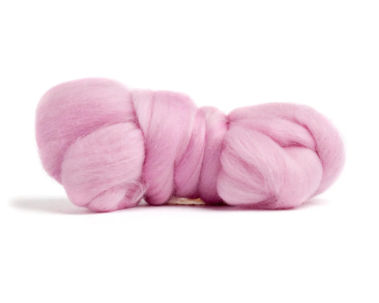 Merino Wool Top Roving Pink