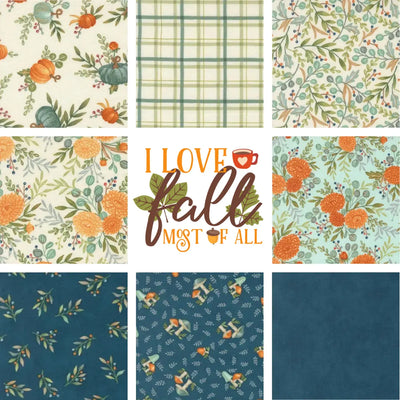 I Love Fall Most of All Half Yard Bundle