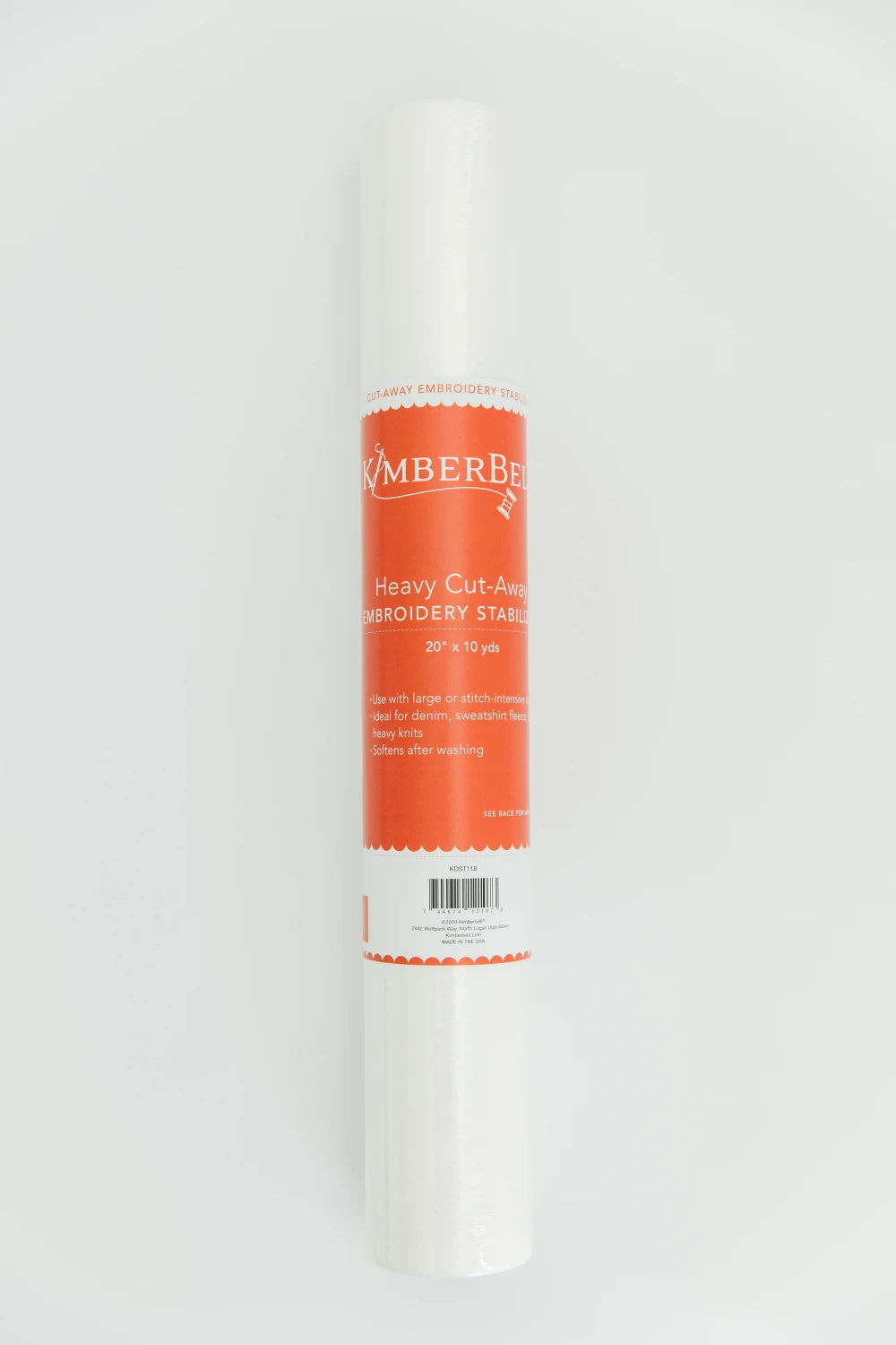 Kimberbell Heavy Cut-Away Embroidery Stabilizer 20in x 10yd