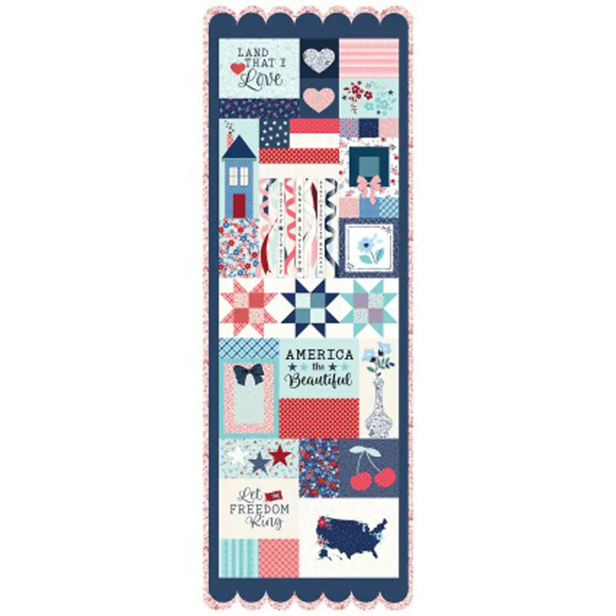 Kimberbell Star Spangled Beauty Ladder Quilt Kit