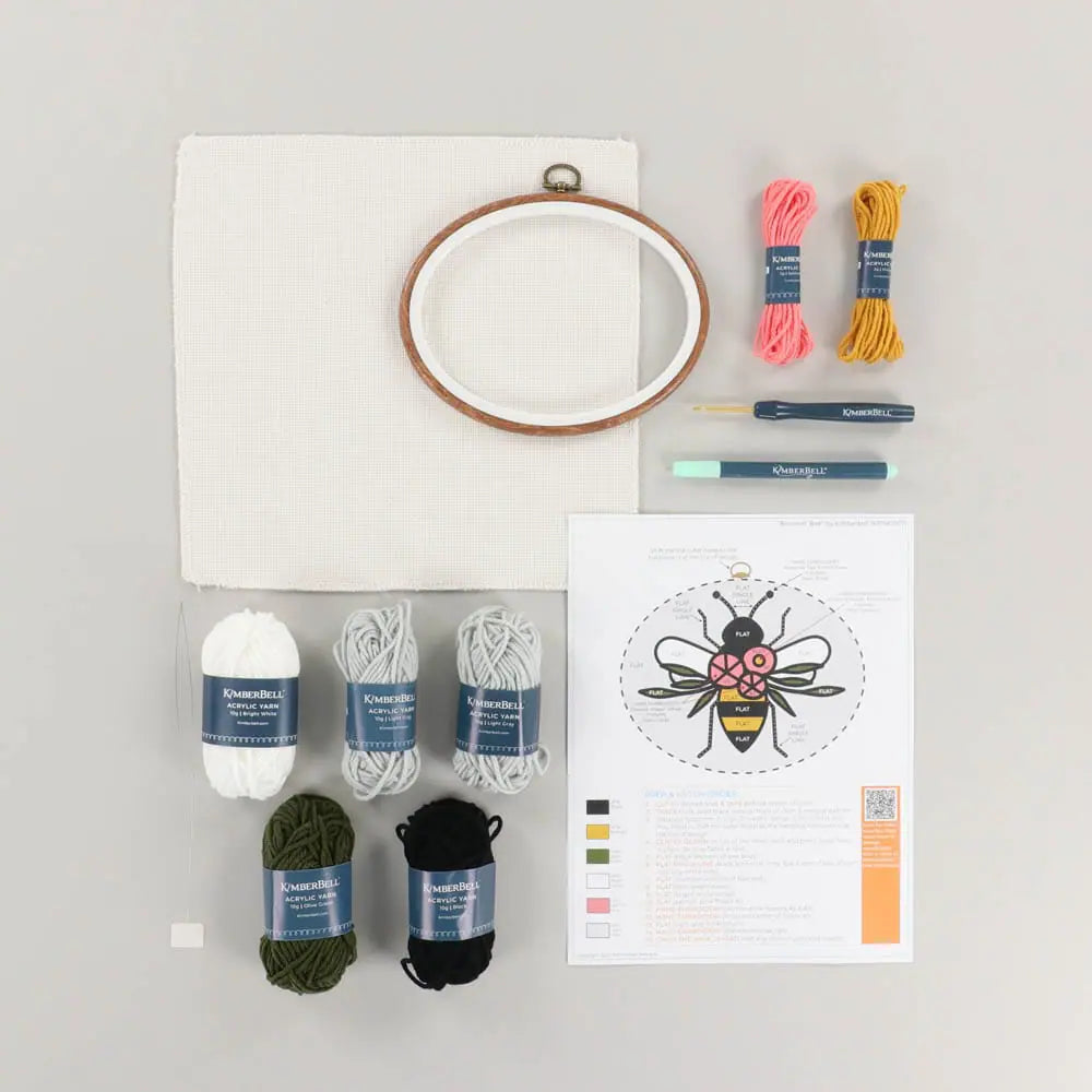 Kimberbell Bloomin' Bee Punch Needle Kit
