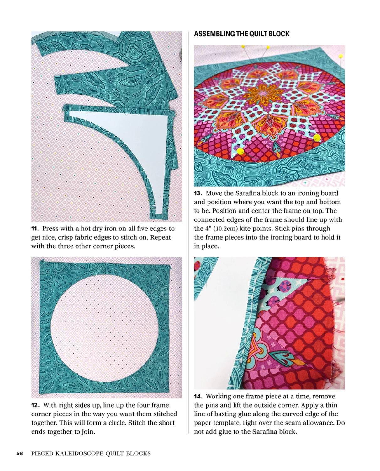 Pieced Kaleidoscope Quilt Blocks Book