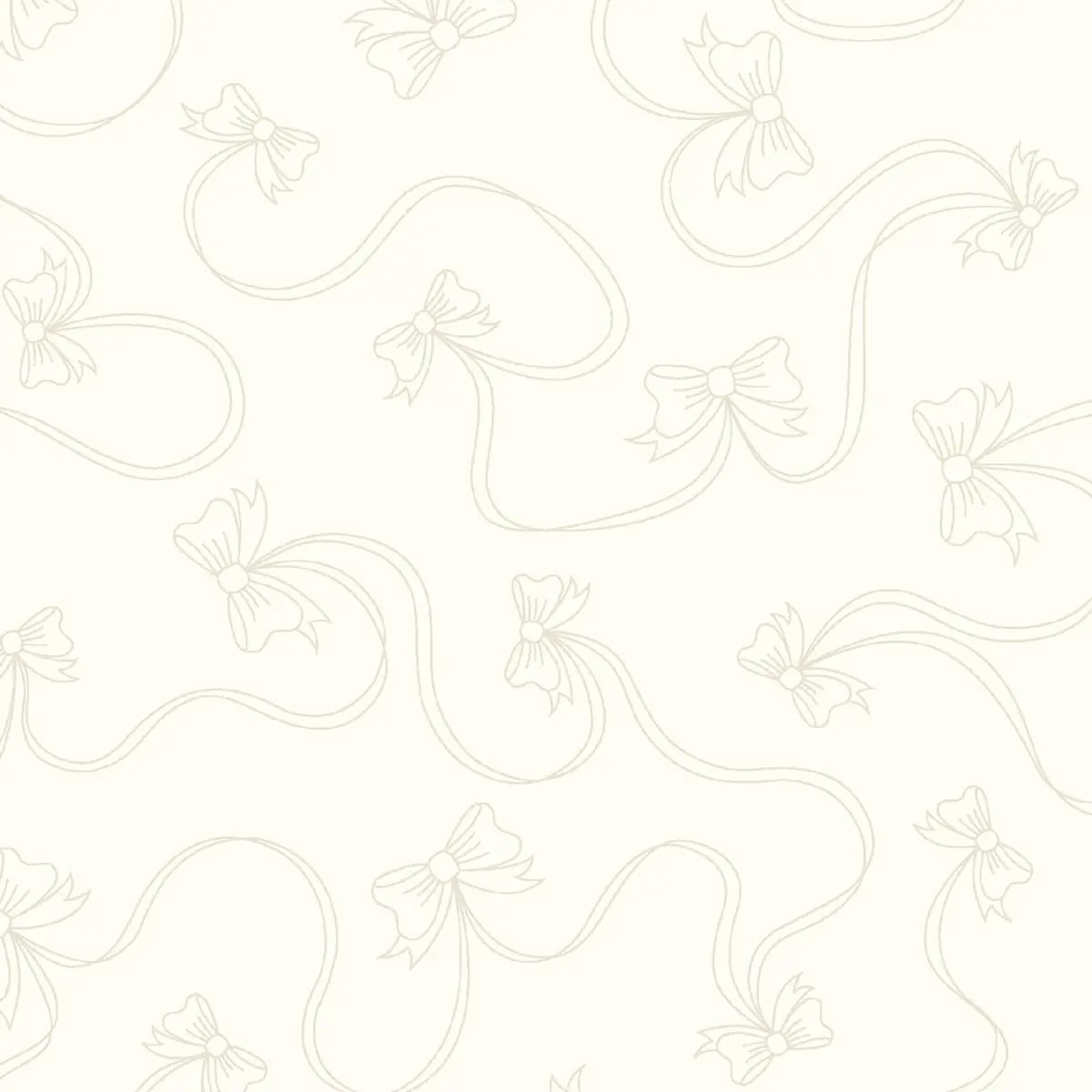 Star Spangled Beauty White Bows Fabric Yardage