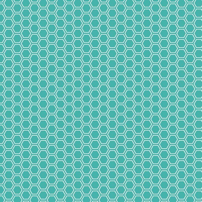 Kimberbell Basics Refreshed Honeycomb Teal Fabric Yardage