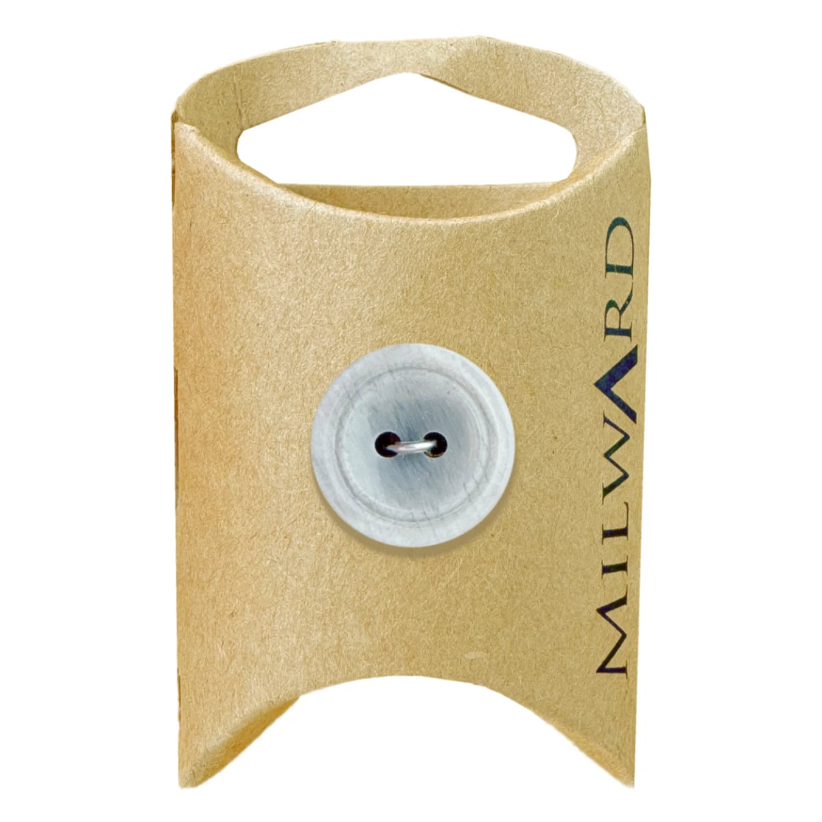 Milward Green Carded Grey 18mm (28L) Polyester 2-Hole Ombre Button
