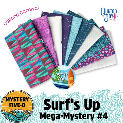 Mystery Five-0 Mega Mystery Surfs Up Cabana Carnival Fabric Bundle