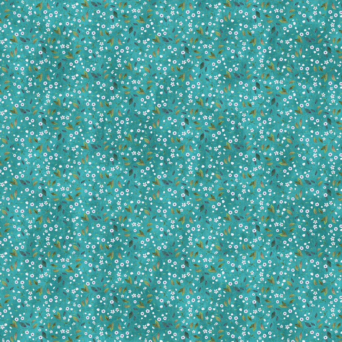 Nightshade Blue Floral Fabric Yardage