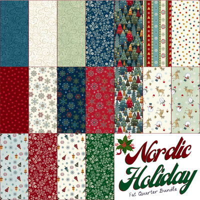 Nordic Holiday Village Fat Quarter Bundle