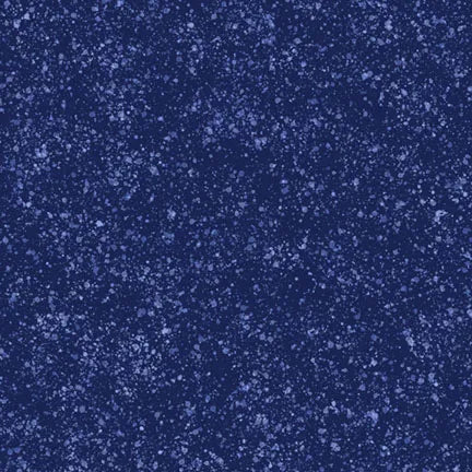Paint Pop Dark Blue Fabric Yardage