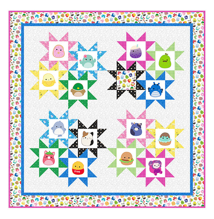 Squishmallows Squad Stars Quilt Pattern