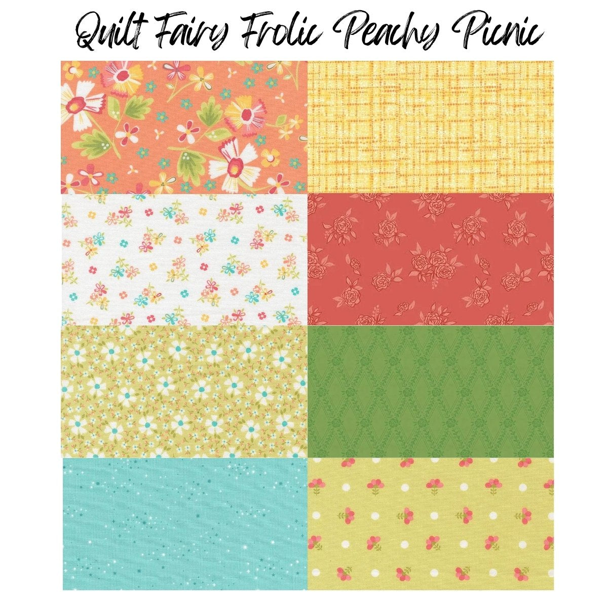 Quilt Fairy Frolic Peachy Picnic Quilt Kit