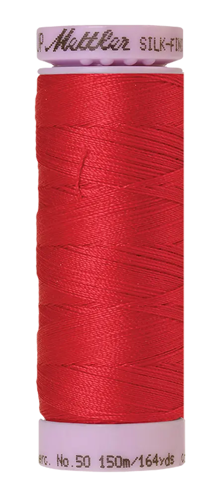 Mettler Cotton Silk Finish 50wt 150m Poinsettia