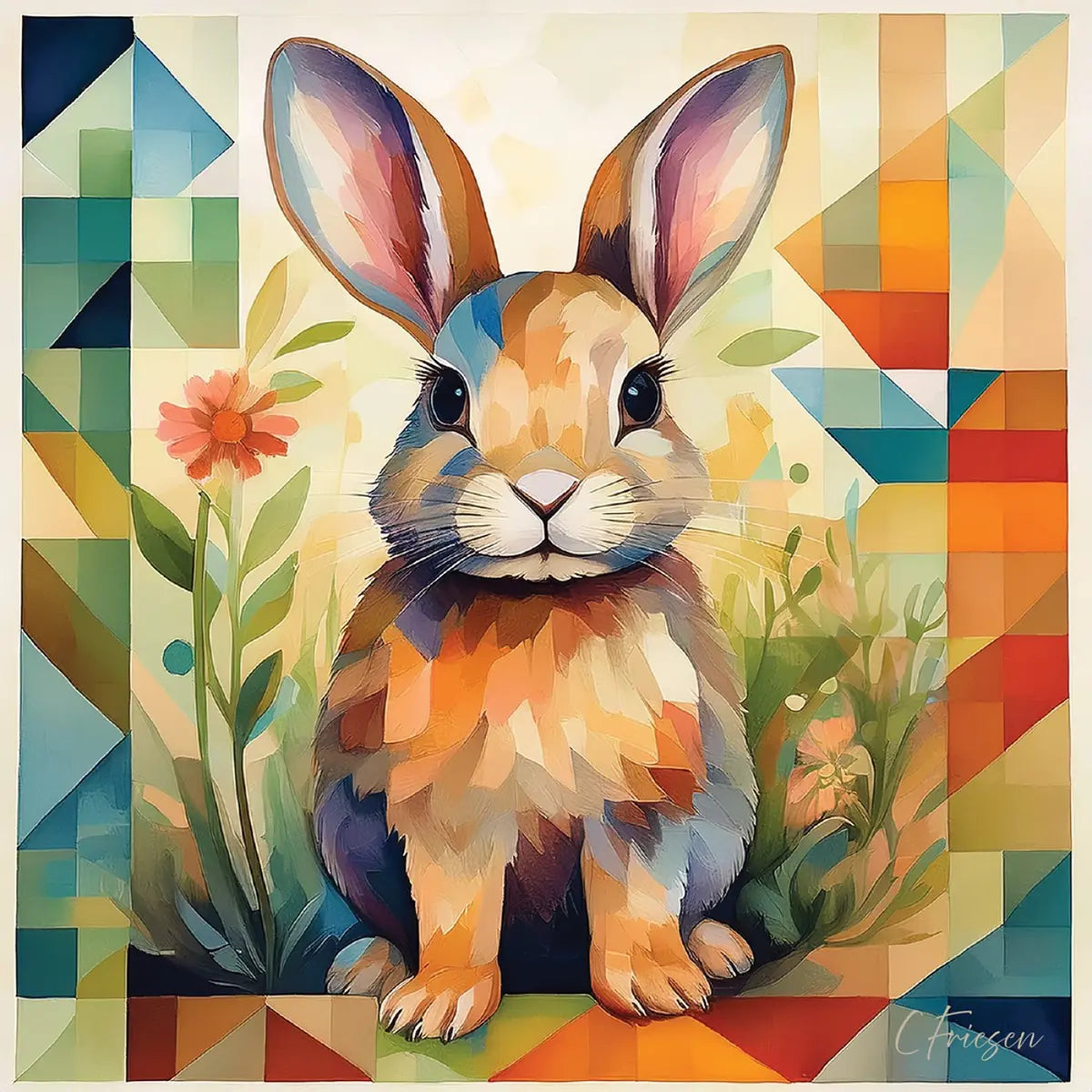 Baby Bunny Greeting Card